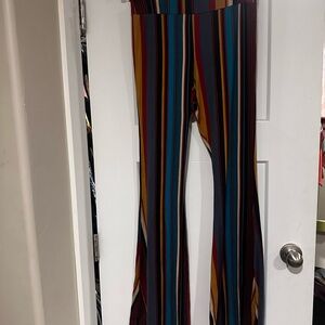 Striped Wide Leg Pants